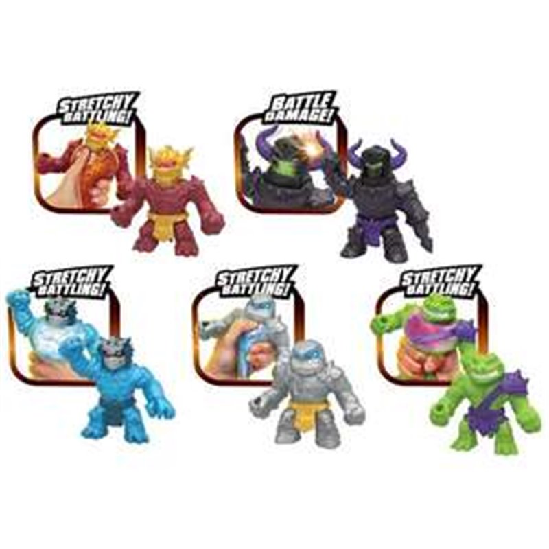 FIGURA HEROES GOO JIT ZU ESTIRABLE STRETCH STRIKERS 11 CM - MODELOS SURTIDOS