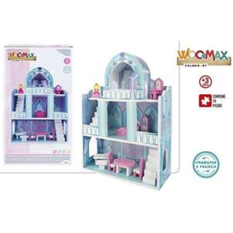 CASTILLO DE MADERA WOOMAX 37X15X53.5 CM