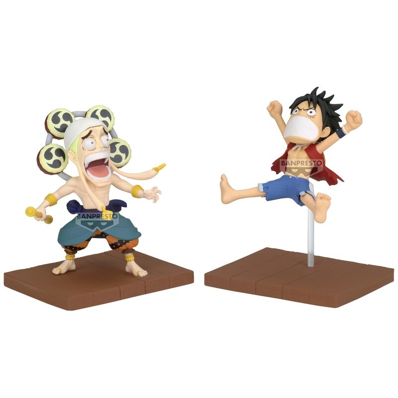 Figura Monkey D Luffy &38 Enel World Collectable One Piece 7cm