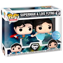 Blister 2 figuras POP DC Comics Superman & Lois Flying Exclusive