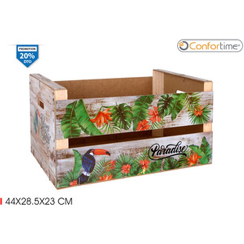 CAJA WOOD BRILLO 44X28.5X23 PARADISE CONFORTIME