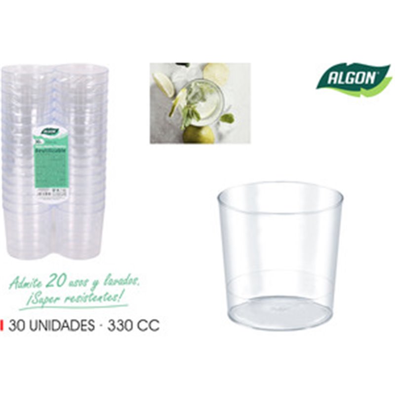 SET-30 VASO MOJITO 330CC PS ALGON