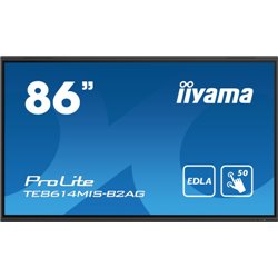 iiyama PROLITE TE8614MIS-B2AG Pantalla plana para señalización digital 2,17 m (85.6") Wifi 435 cd / m² 4K Ultra HD Negro Pantall