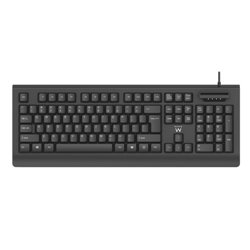 Ewent EW3286 teclado Universal USB QWERTY Español Negro