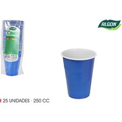 SET-25 VASO BICOLOR AZUL-BL 250 ALGON