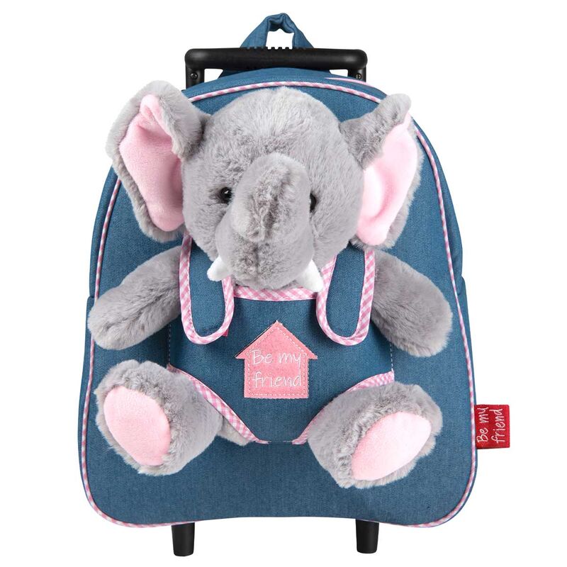 Trolley + peluche Elefante Allie 38cm