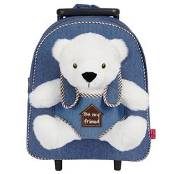 Trolley + Peluche Oso Perry 38cm