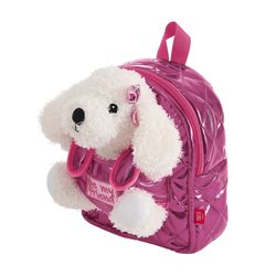 Mochila + peluche perro Didi 27cm