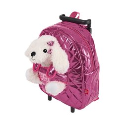 Trolley + peluche perro Didi 32cm.