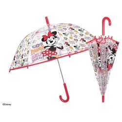 Paraguas automatico transparente Minnie Disney 45cm