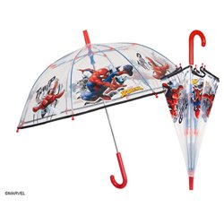 Paraguas manual transparente Spiderman Marvel 45cm