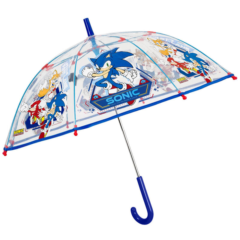 Paraguas manual transparente Sonic the Hedgehog 45cm