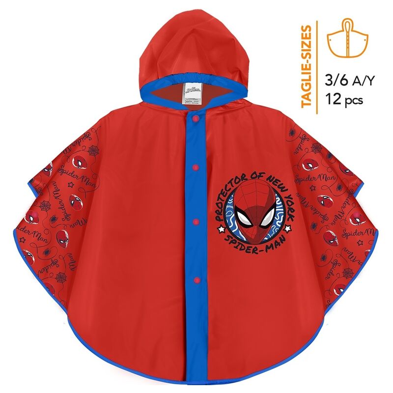 Chubasquero Spiderman Marvel