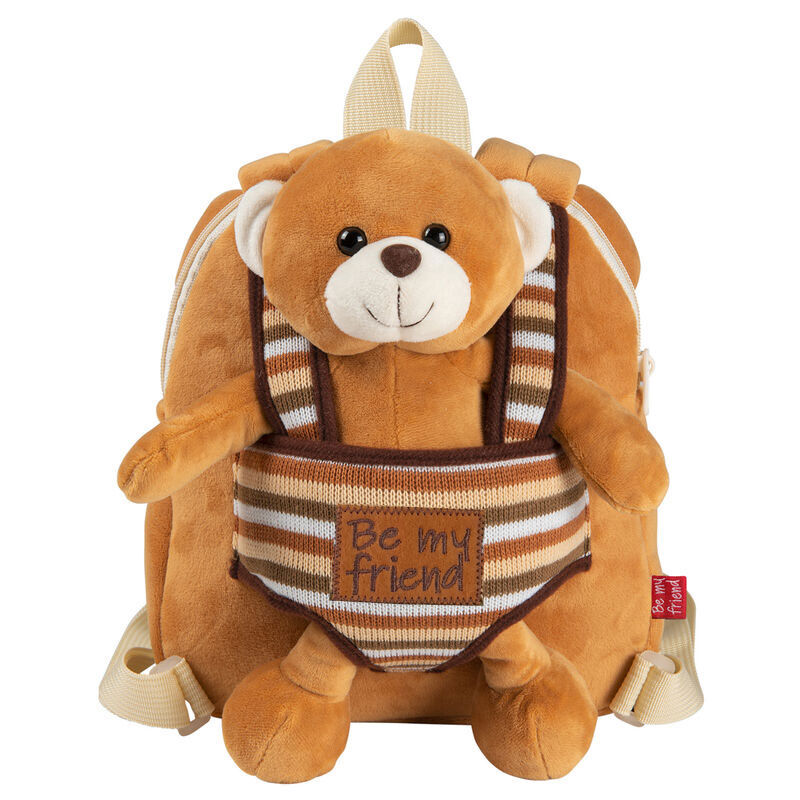 Mochila reversible + peluche Oso Benji 25cm