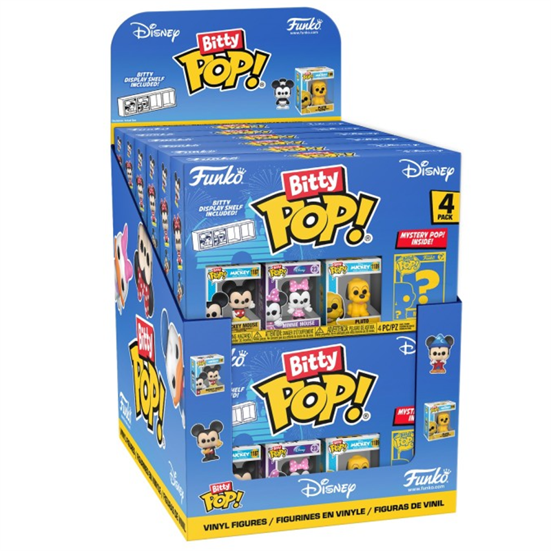 Blister 4 figuras Bitty POP Disney Classic surtido