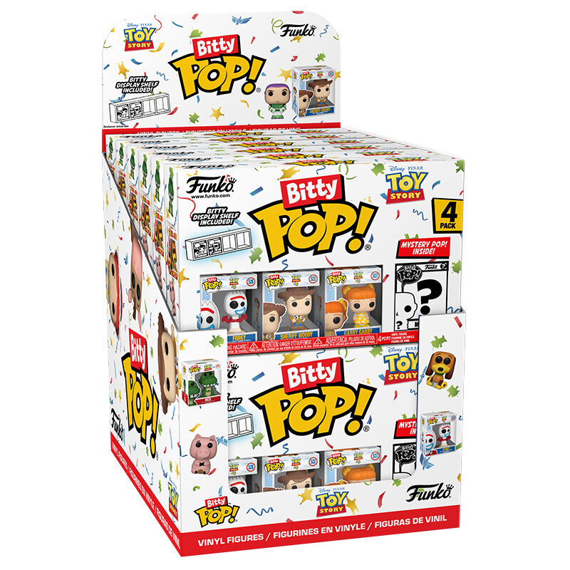 Blister 4 figuras Bitty POP Disney Pixar Toy Story surtido