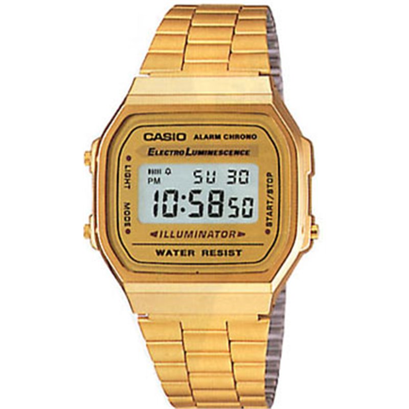 RELOJ CASIO VINTAGE A168WG-9EF DORADO