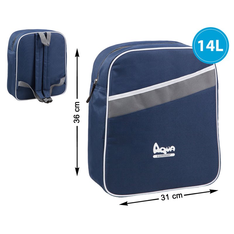 BOLSA NEVERA 31X13X36CM AZUL