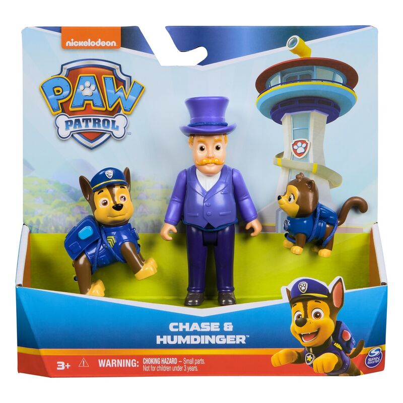 Blister 2 figuras Chase Hero Pup Patrulla Canina Paw Patrol