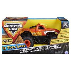 Coche Radio Control Toro Loco RC Monster Jam 1:24