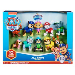 Blister 10 figuras Patrulla Canina Paw Patrol