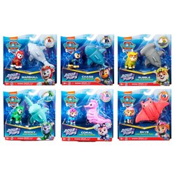 Blister 2 figuras Aqua Pups Patrulla Canina Paw Patrol surtido