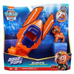 Blister 2 figuras Zuma Vehiculos Aqua Pups Patrulla Canina Paw Patrol