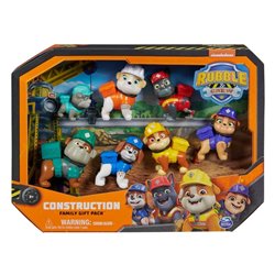 Blister 7 figuras Equipo Rubble Patrulla Canina Paw Patrol