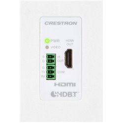 CRESTRON WALL PLATE 4K DIGITALMEDIA 8G+  RECEIVER & ROOM CONTROLLER 100, WHITE TEXTURED (DM-RMC-4K-100-C-1G-W-T) 6505628