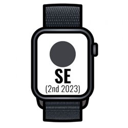 Apple Watch SE 2 Gen 2023/ GPS/ Cellular / 44mm/ Caja de Aluminio Medianoche/ Correa Deportiva Loop Medianoche