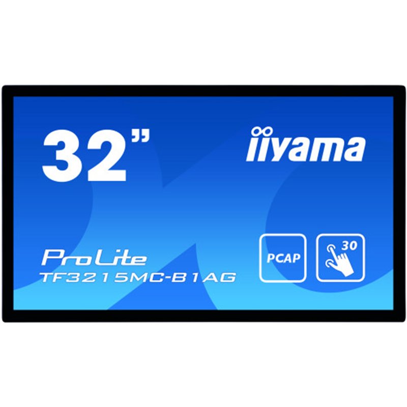 iiyama ProLite TF3215MC-B1AG monitor pantalla táctil 81,3 cm (32") 1920 x 1080 Pixeles Single-touch Quiosco Negro