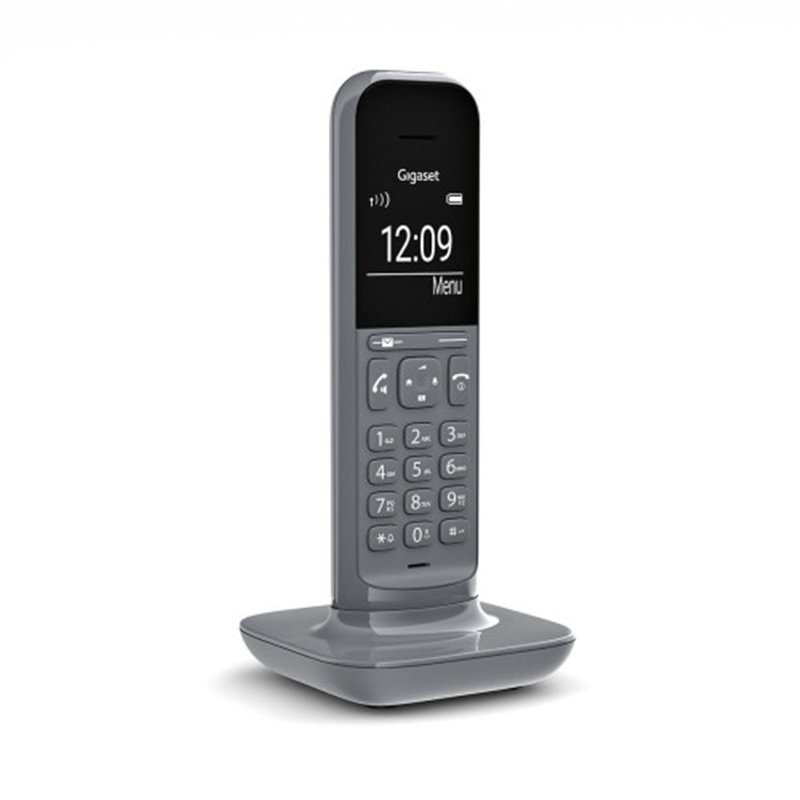 Gigaset CL390 Teléfono DECT/analógico Identificador de llamadas Gris