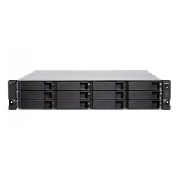 QNAP TS-h1277XU-RP 3700X Ethernet Bastidor (2U) Negro, Gris NAS