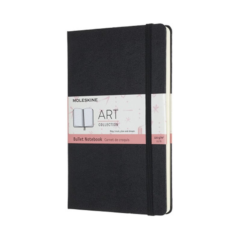 LIBRETA DE ARTE BULLET L (13X21CM) NEGRA MOLESKINE ARTBULNT3