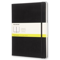 LIBRETA CLASICA TAPA DURA NEGRA XL (19X25CM) LISA MOLESKINE QP092