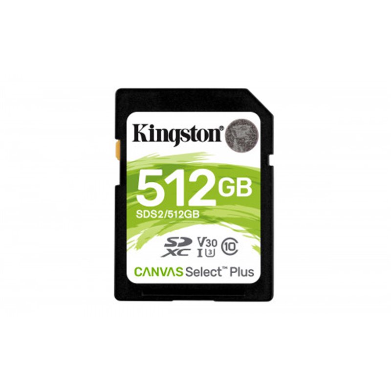 Kingston Technology Canvas Select Plus memoria flash 512 GB SDXC Clase 10 UHS-I