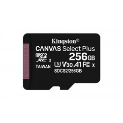 Kingston Technology Canvas Select Plus memoria flash 256 GB MicroSDXC Clase 10 UHS-I