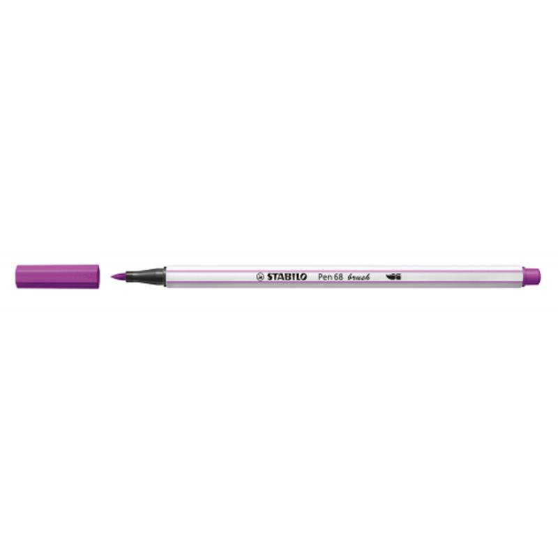 ROTULADOR PUNTA FIBRA PINCEL PEN 68 BRUSH LILA STABILO 568/58