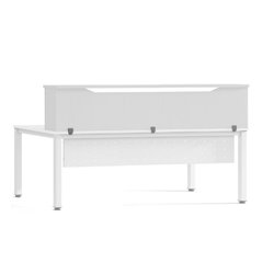 MODULO RECEPCION ALTILLO 200CM BLANCO / BLANCO. MEDIDAS 200X40X30CM. (MESA NO INCLUIDA EN EL PRECIO, SE COMPRA APARTE) ROCADA 50