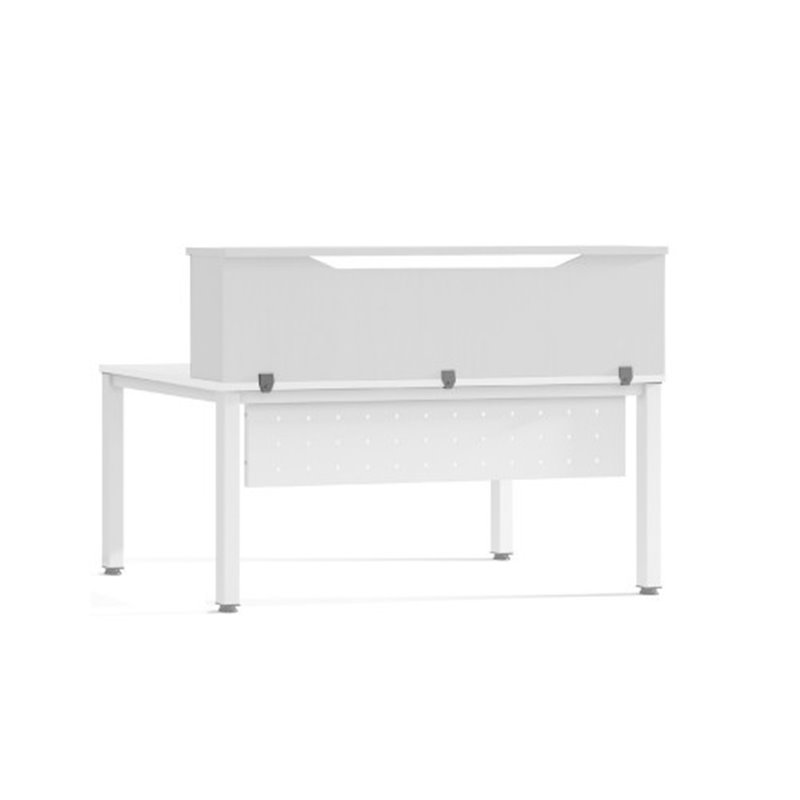 MODULO RECEPCION ALTILLO 160CM BLANCO / BLANCO. MEDIDAS 160X40X30CM. (MESA NO INCLUIDA EN EL PRECIO, SE COMPRA APARTE) ROCADA 50