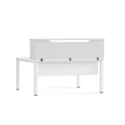 MODULO RECEPCION ALTILLO 140CM BLANCO / BLANCO. MEDIDAS 140X40X30CM. (MESA NO INCLUIDA EN EL PRECIO, SE COMPRA APARTE) ROCADA 50