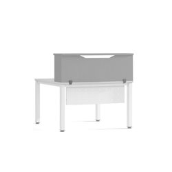 MODULO RECEPCION ALTILLO 100CM GRIS / GRIS. MEDIDAS 100X40X30CM. (MESA NO INCLUIDA EN EL PRECIO, SE COMPRA APARTE) ROCADA 5010AN