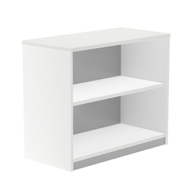 ARMARIO ESTANTERIA BAJO SIN PUERTAS 78X90X45 ESTRUCTURA BLANCA/TAPA BLANCO ROCADA 1004AW04