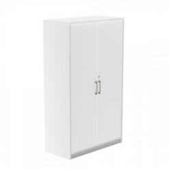 ARMARIO MEDIO CON PUERTAS 156X90X45 ESTRUCTURA BLANCA/PUERTAS BLANCO ROCADA 1058AW04