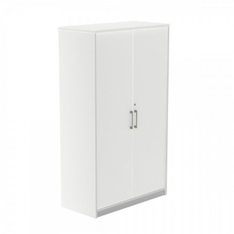 ARMARIO MEDIO CON PUERTAS 156X90X45 ESTRUCTURA BLANCA/PUERTAS BLANCO ROCADA 1058AW04