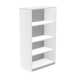 ARMARIO ESTANTERIA MEDIO SIN PUERTAS 156X90X45 ESTRUCTURA BLANCA/TAPA BLANCO ROCADA 1055AW04