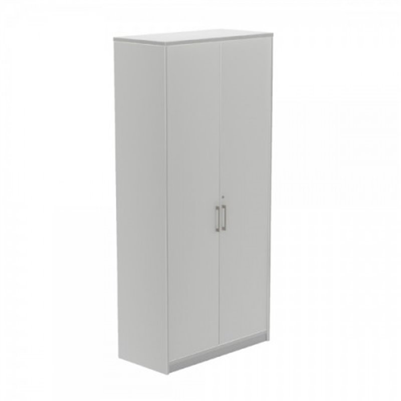 ARMARIO ALTO CON PUERTAS 195X90X45 ESTRUCTURA ALUMINIO/PUERTAS GRIS ROCADA 1104AB02