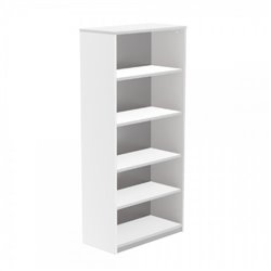 ARMARIO ESTANTERIA ALTO SIN PUERTAS 195X90X45 ESTRUCTURA BLANCA/TAPA BLANCO ROCADA 1101AW04