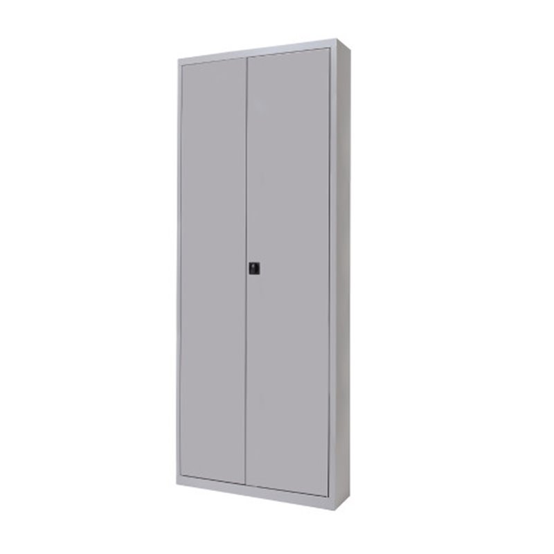 ARMARIO METÁLICO PUERTAS BATIENTES 198X102X45 INCLUYE 4 BALDAS. COLOR GRIS. MEDIDA 102X198X45CM (LAXALXPR) ROCADA 1602AC00