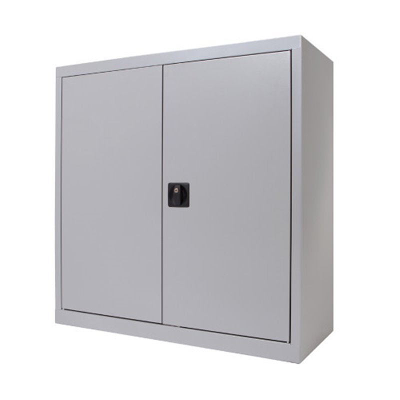 ARMARIO METÁLICO PUERTAS BATIENTES 70X80X45 CM. ESTANTE INCLUIDO INCLUYE 1 BALDA. COLOR GRIS. MEDIDA 80X70X45CM (LAXALXPR) ROCAD